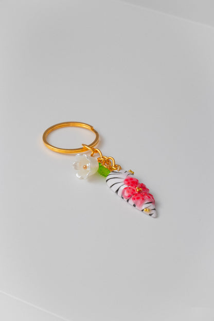 Porte-clés Zebra Bloom